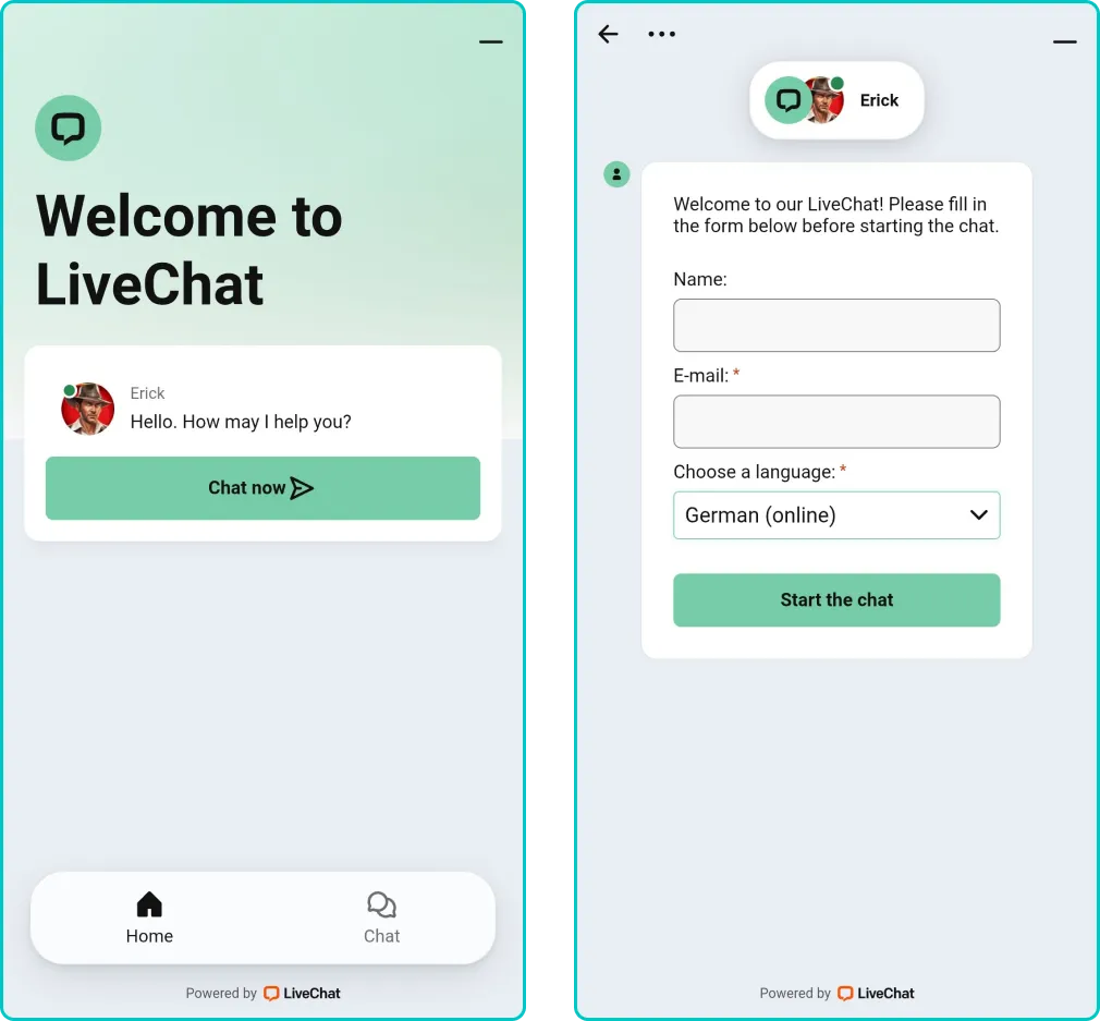 Spinia Casino Online-Chat Support